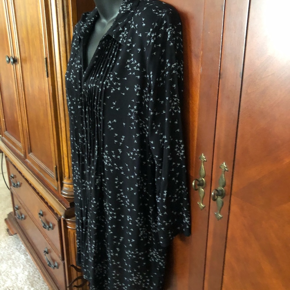 Motherhood Maternity Top size L black print - Picture 8 of 10